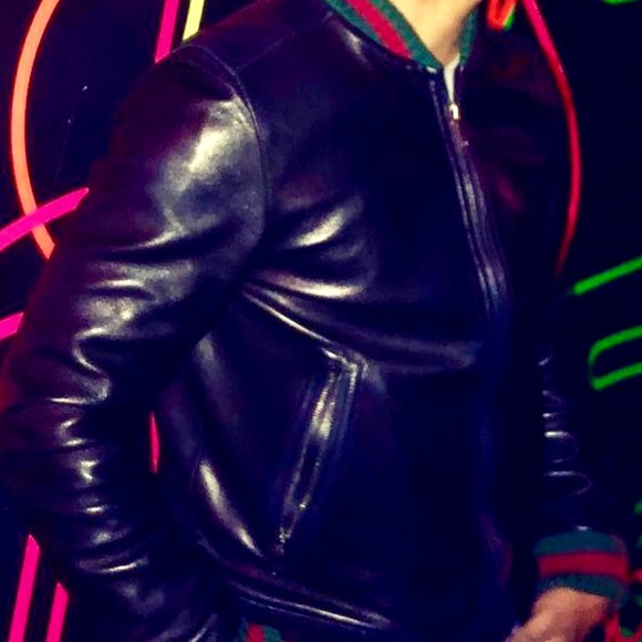 Leather Gucci Jacket